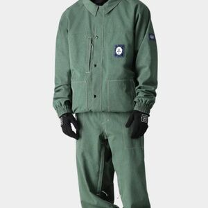 NWT - 686 Dojo Snowboard Pant - Forest Green Denim Medium (Men's)